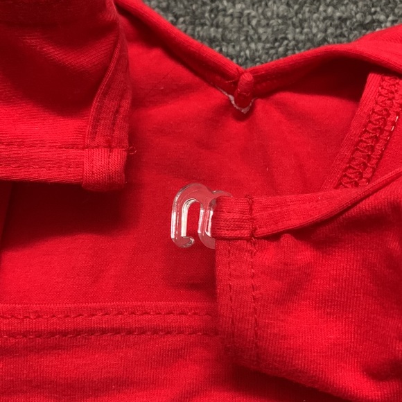 V-Neck Halter Crop Top w/Keyhole Back. Cheer & Dance Uniform—New S or M - Picture 5 of 10